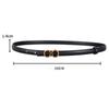 Styling Accessories Casual Geometric Belt PU Leather Thin Waistband High Quality Waist Seal