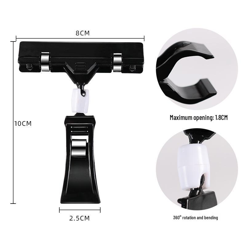 

Transparent Price Tag Display Clip for Advertising and Specials