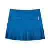 Fila Athletics Color Block Comfortable Fashion Golf Pleated Casual Skirt Women Skirts Princess-Blue A11W135326F-BU