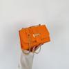 Trendy Pu Material Small Square Shoulder Bag With Chain Design For Everyday Use