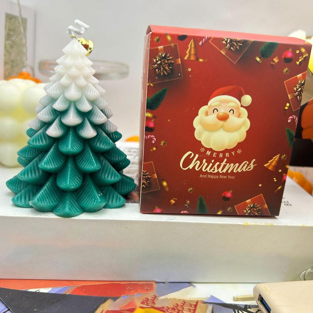 Christmas Tree Candles Long Lasting Burn TimeDecoration Winter Candle For Christmas Halloween Party Birthday Holiday Wedding