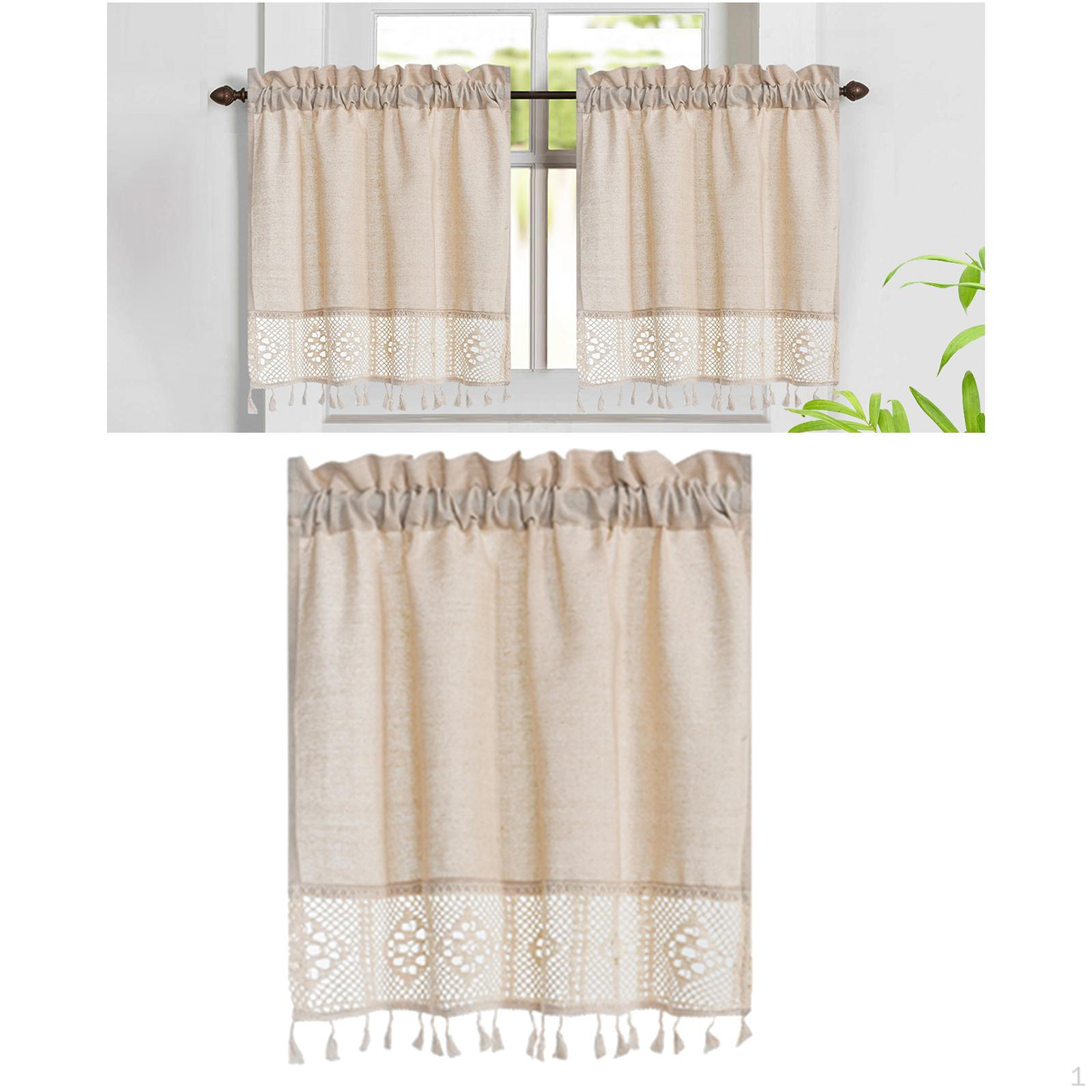 

Элегантные оконные шторы для домашнего декора — стильные карманные шторы для кухни и гостиной 74cmx90cm