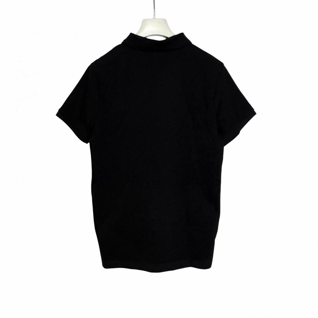Used MONCLERPolo shirt black mens