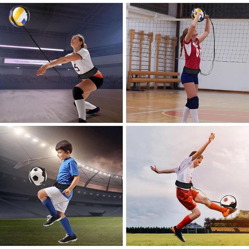 Volleyball Trainingsausrüstung Solo Schmetterschlag Aufschlagtrainer Solo Volleyball Schmetterschlag Trainingsausrüstungsset für den Hinterhof im Freien