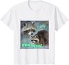 Funny 3 Racoon Moon Howling Raccoon Head Funny for Men Women Kid T-Shirt Casual Cotton Daily Four Seasons Tees Tshirt Streetwear