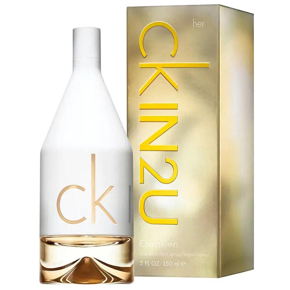 (266,60€/L) Calvin Klein CK In2U In 2 U Her 150 ml EdT Spray Neu / OvP - Image 13