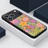 Cartoon Flowers Print Case For iPhone 17 Air 16e 16 15 14 Pro Max 13 15 Pro 17 Pro 17 Shockproof Soft Edge Hard PC Matte Phone Cover