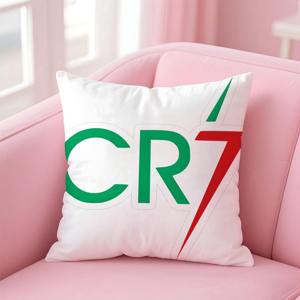 CR7 CCristiano RRonaldoS Cushion Cover Pillow Case Soft Friendly Fabric  Concealed Zipper