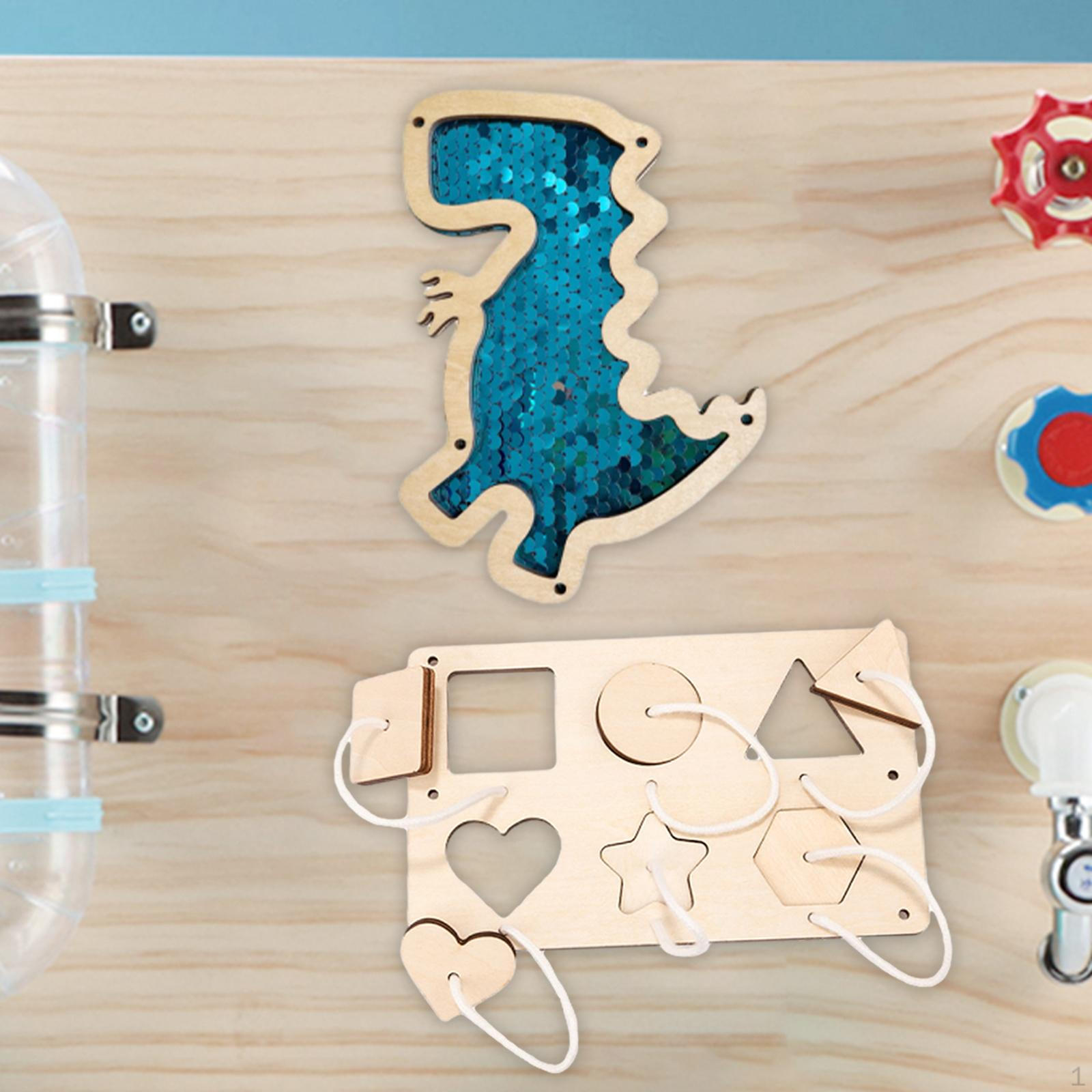 

2 доски для занятий, сенсорная доска, учебные пособия, деревянная игра, игрушка для раннего развития, головоломка, дошкольный возраст Sequin Blue