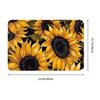 Beautiful Vintage Sunflower Flowers Front Door Mat Anti-Slip Indoor Quick Dry  Doormat Kitchen Balcony Entrance Rug Carpet