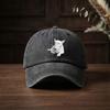 Bull Terrier Dog Portrait Baseball Cap Cotton Casual Adjustable Unisex Sun Protection Hat