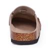 Fashion Kidmi Women's Genuine Suede Clogs Soft Footbed Leather Potato Shoes Comfort Slip On Clogs with Arch Support Fashion Home Slipper