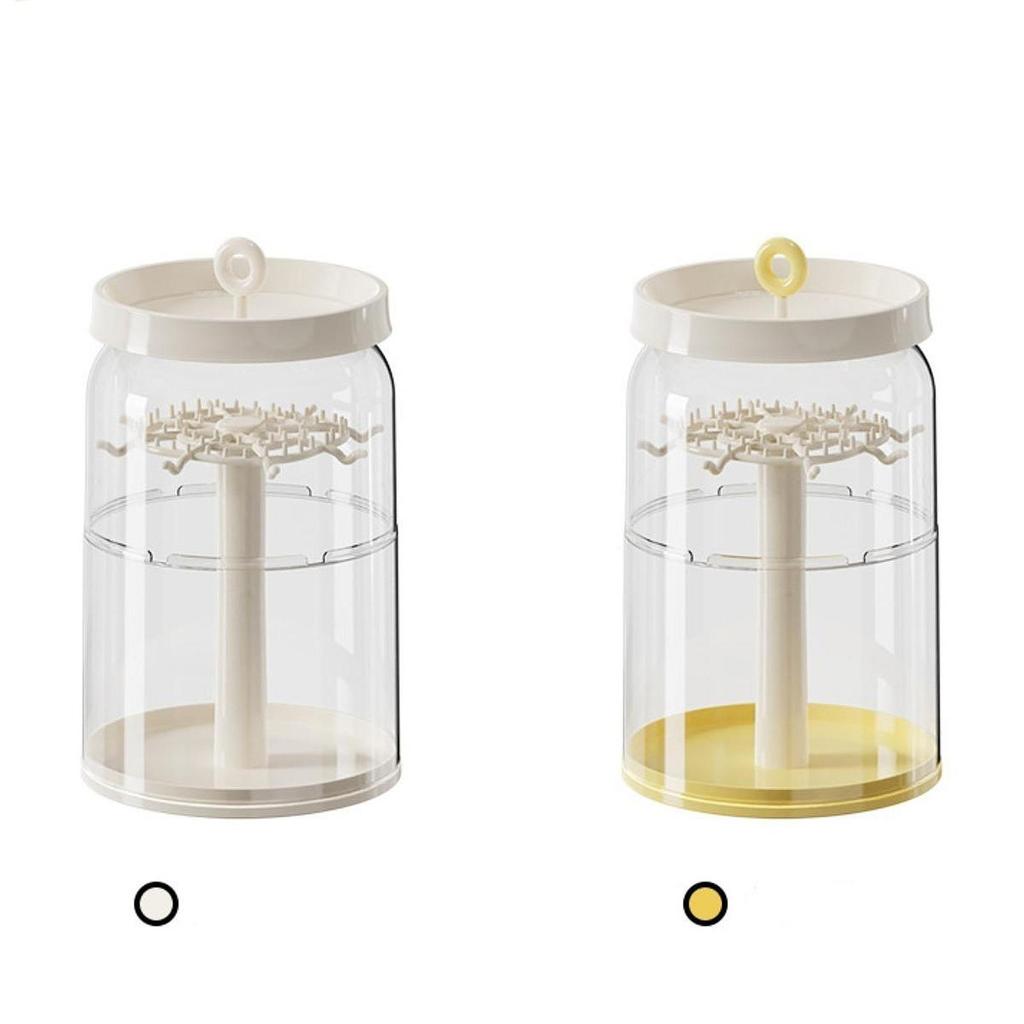 Doll Display Case Storage Box Multifunction with Hanging Hooks Case Earring