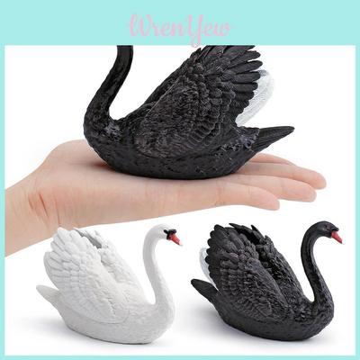 Wildlife Animal Pvc Swan Model With Realistic Design For Childrens Educational Decor
