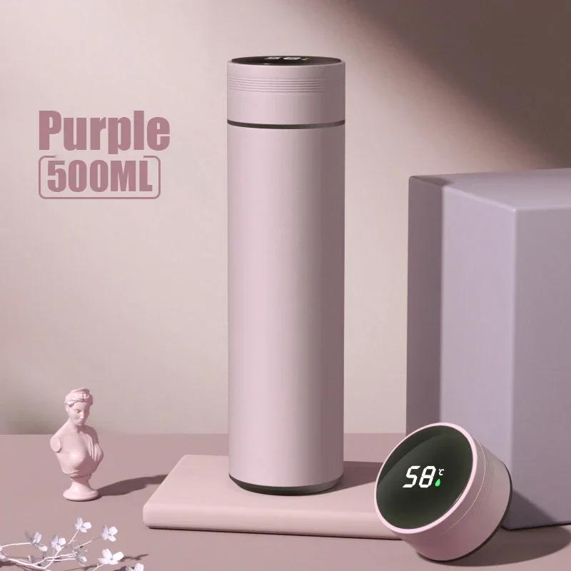 500ml termoska s displejem na termoska Nerezová dělená termoska Venkovní vakuově izolovaný hrnek dárek ke Dni otců