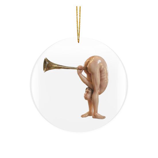 

Medieval Grotesque Pendant Flat Acrylic Printed Gothic Gargoyle Charm with Bizarre Manuscript Design Dark Humor Keychain for Bag Home Decor