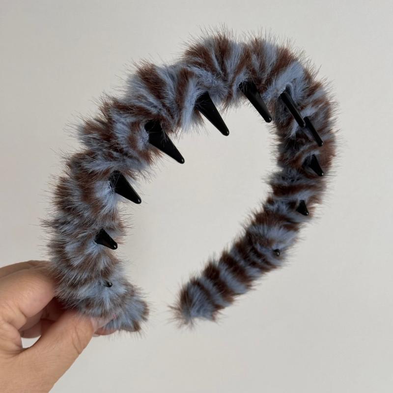 Plush Hair Clip Autumn Winter Woman Hair Accessories Large Shark Clips Fashion Girls Headwear Korean Female Headdress