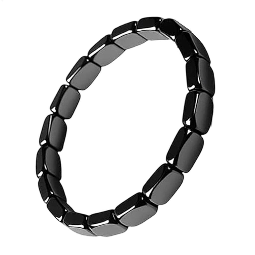 Stylish Hematite Bracelet for Men - Masculine Wrist Jewelry for Work, Travel & Meditation - Perfect Gift for Husband Boyfriend