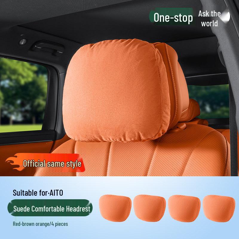 Compatible with AITO M5-M9: Headrest Neck Pillow & Lumbar Support Car Accessories