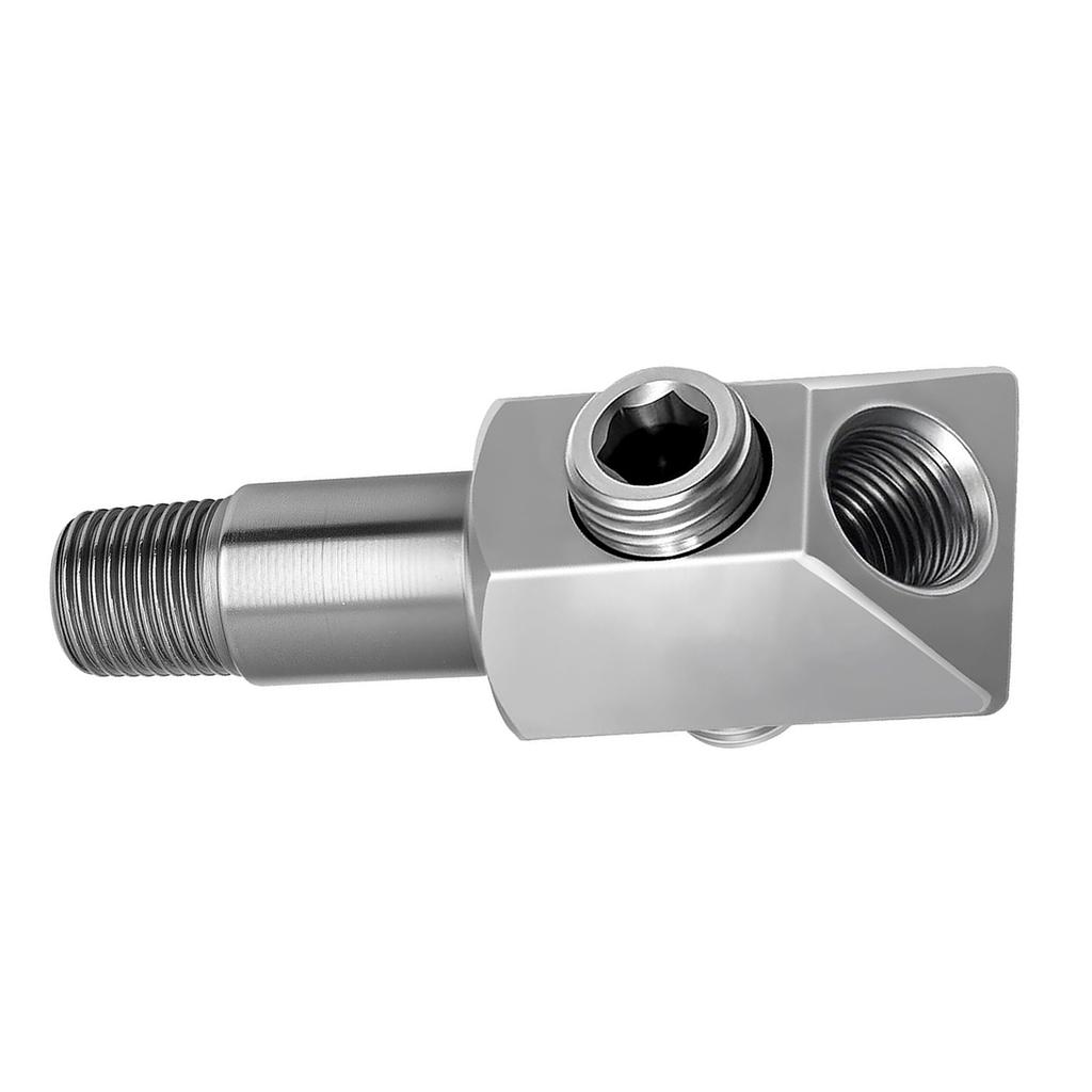 Oil Pressure Sensor Adapter Fit for Engine 1Celsius8-27 NPT Thread Port Plug Stainless Steel Tool