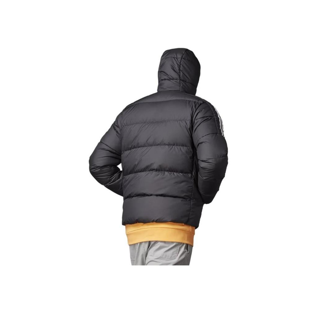 Adidas Casual Sports Hooded Down Jacket Men Outerwear Black GT9141