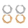 1 Pair Hoop Earrings for Women, Thick Chunky Geometric Rhombus Earrings, Statement Small Huggie Hoop Earring