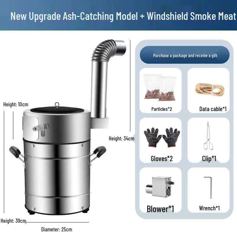Portable Outdoor Wood & Gas Camping Stove - Smokeless, Eco-Friendly, Household Use