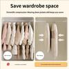 Hanging Compression Dust Cover Space Saving Down Jacket Cover Durable Clothes Storage Organizer