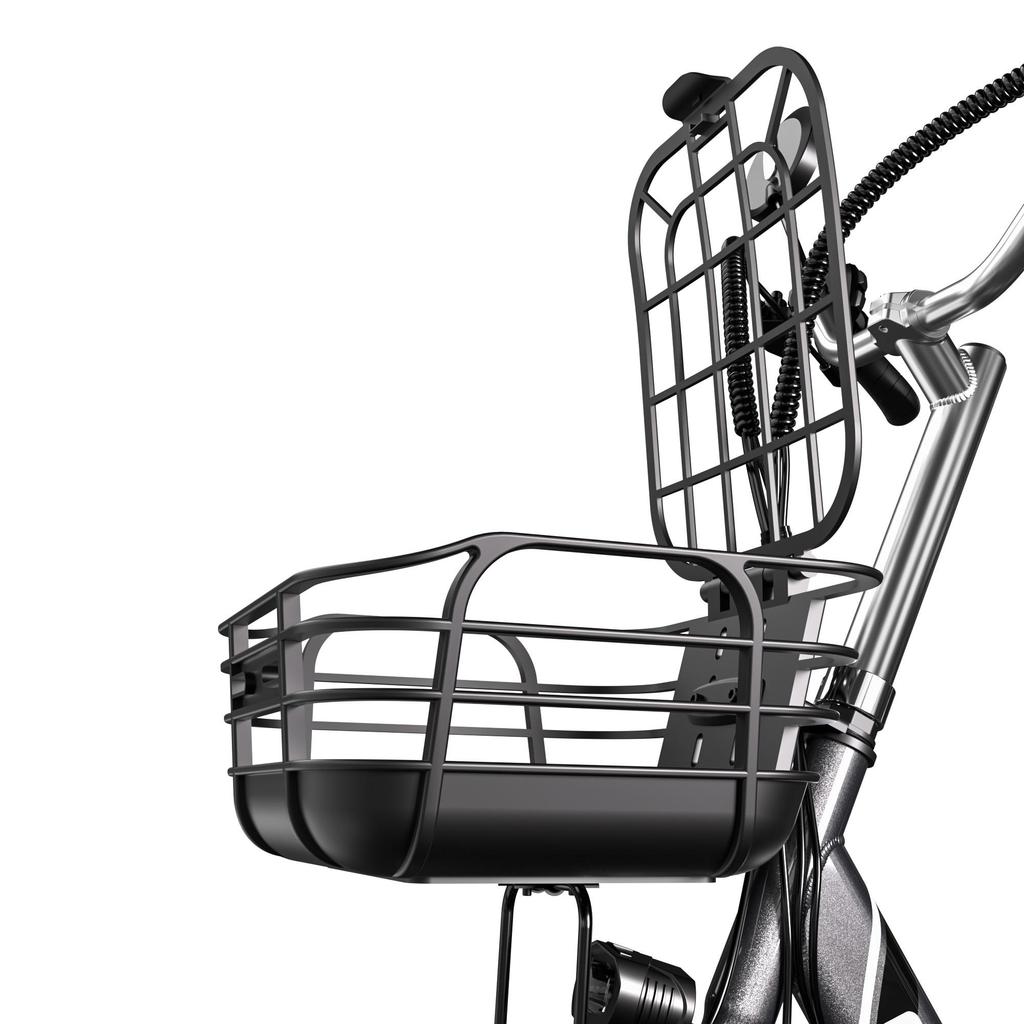 Cysum T1Pro Folding Electric Cargo With Basket Tricycle 350W Motor 48V22Ah  Battery 16 Inch Tire 3wheel Electric Bike With Removable Basket