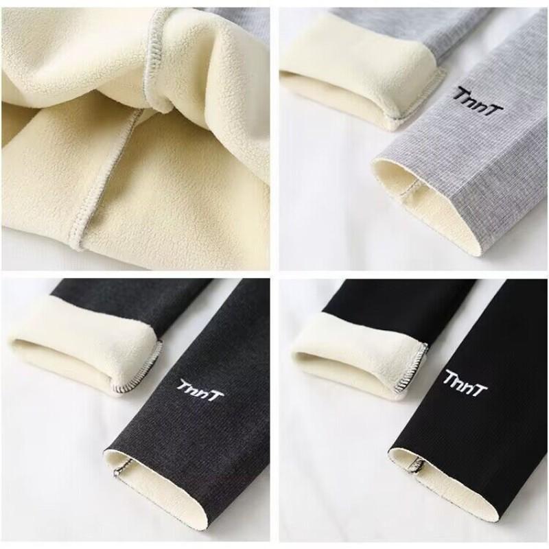 Copii Iarna Pantaloni Polar Fete Leggings Gros Talie Inalta Skinny Haine Copii Pantaloni