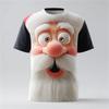 Christmas T Shirts Men 3D Printed T-shirt Hot Sale Xmas Part Holiday Short Sleeve Men's Fashion 2026 Funny Santa Claus Clothes