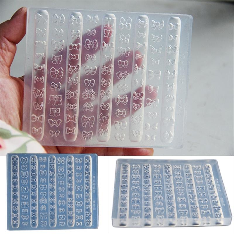 Creative Nail Art Silicone Mould for Easy Pattern and Creation Soft Materials Fit Various Nail Shapes and Length