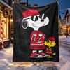 Snoopy Pattern Blanket for Home Decoration, Bed, Sofa, Car Travel, Camping, Suitable for All Seasons, Birthday Christmas Gift