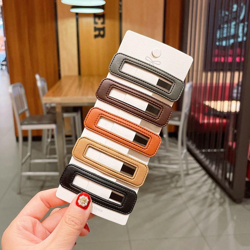 Simple Temperament Square Hairpin Children'S Side Clip Bb Clip Macaron Bangs Clip Broken Hairpin Back Head Hairpin