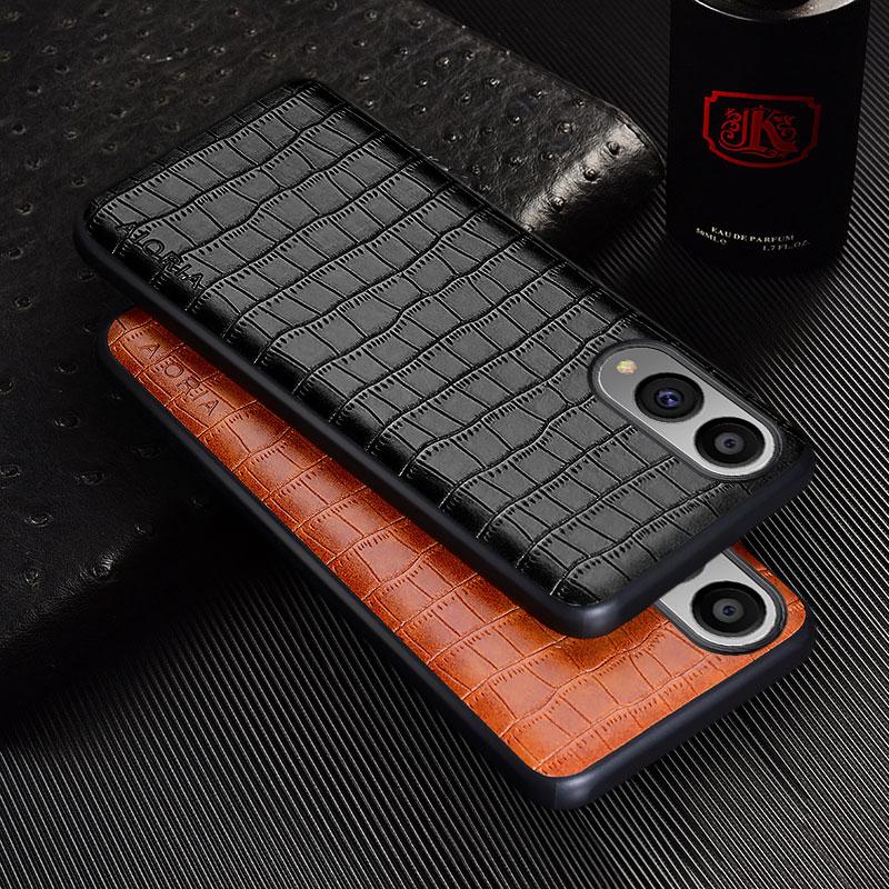 Luxury Crocodile Leather Case for Samsung Galaxy S26 S25 Plus FE Ultra Edge Slim Fit Premium Back Cover for Galaxy S26 Plus Case