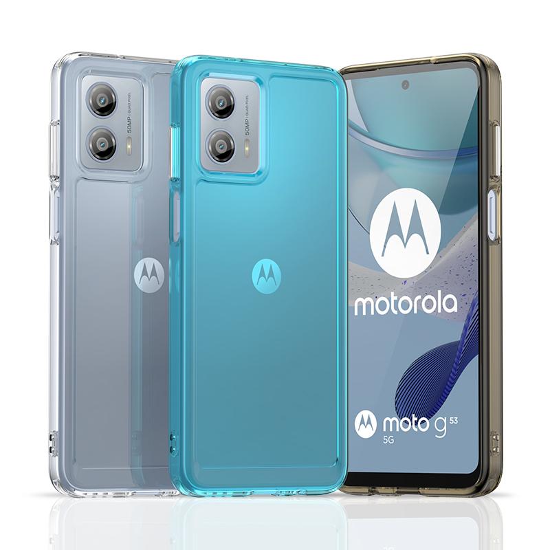 Candy Shockproof Silicone Bumper Phone Case For Moto G53 5G/G53Y/G53J/G53G/G53S 5G
