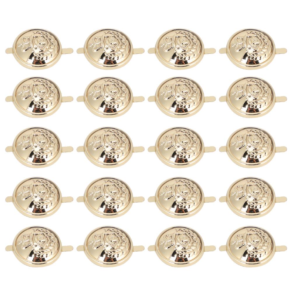 20Pcs Hardware Lock Buckle DieCasting Bag Luggage Handbag Accessories Golden Crown