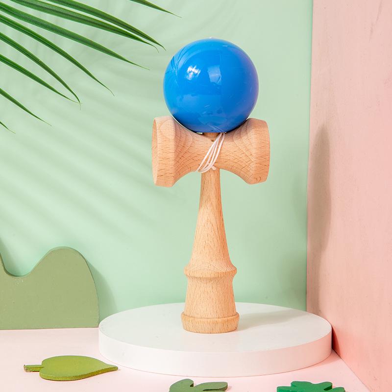Kendama Wooden Skill Ball Educational Toy for Early Learning and Parent-Child Play