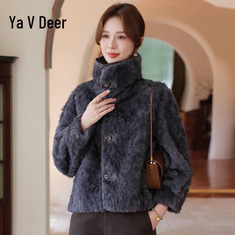 

Yalu Women s Double-Sided Mink Velvet Winter Jacket 4XL