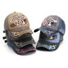 Embroidered Vintage Baseball Cowboy Cap Sun Protection Hat Fishing Running Gift