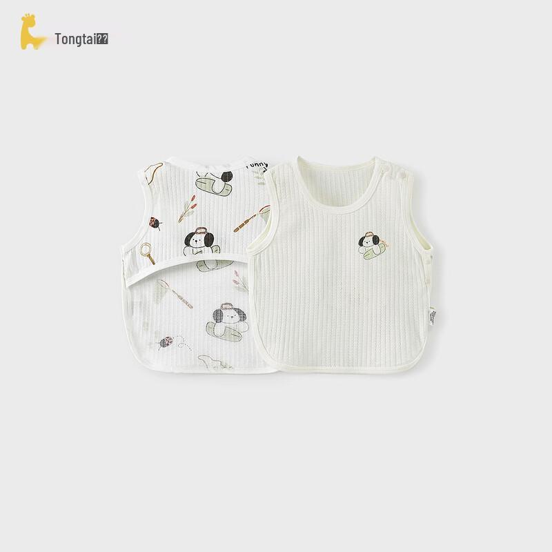 Летний хлопковый бандаж-жилет для живота Tongtai Baby 66cm зелёный