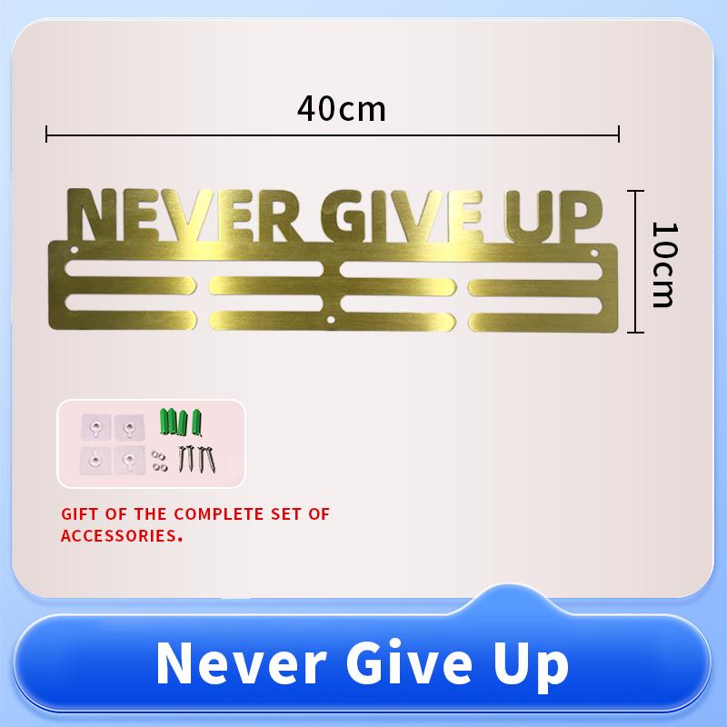 Factory Direct Custom Large Wall Hanger Metal Medal Display Rack for Bulk Medals & Awards Storage