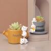 Cute Animal Resin Flower Pot Succulent Pot Planter Home Decor Desktop Ornaments Bonsai Plant Pot Garden Decoration