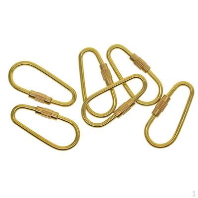 Brass Screw Lock Key Chain Creative Craft Hanging