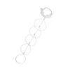 Multilayer Lace Styes Chain Alloys Tassels Leg Chain Trend Meshes Thigh Chain for Women Fashionable Accessory