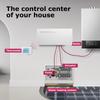 Beok Wireless Smart Thermostat Controller Zone Heating System Hub Controller for Gas Boiler Water Floor Actuator Alexa Google