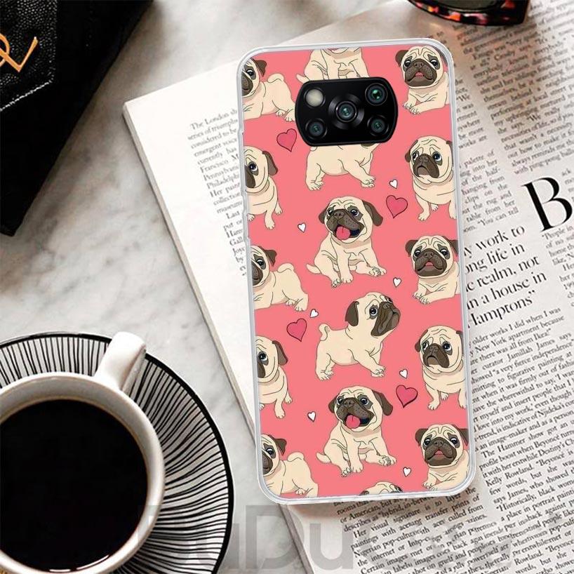 

Bulldog Pug Dog Cover For Xiaomi Poco X6 X7 X5 Pro X4 Gt X3 Nfc F6 Phone Case F5 F4 F3 F2 F1 M5S M4 M3 Print Shell Housing X3 X4 Xiaomi Poco M5S