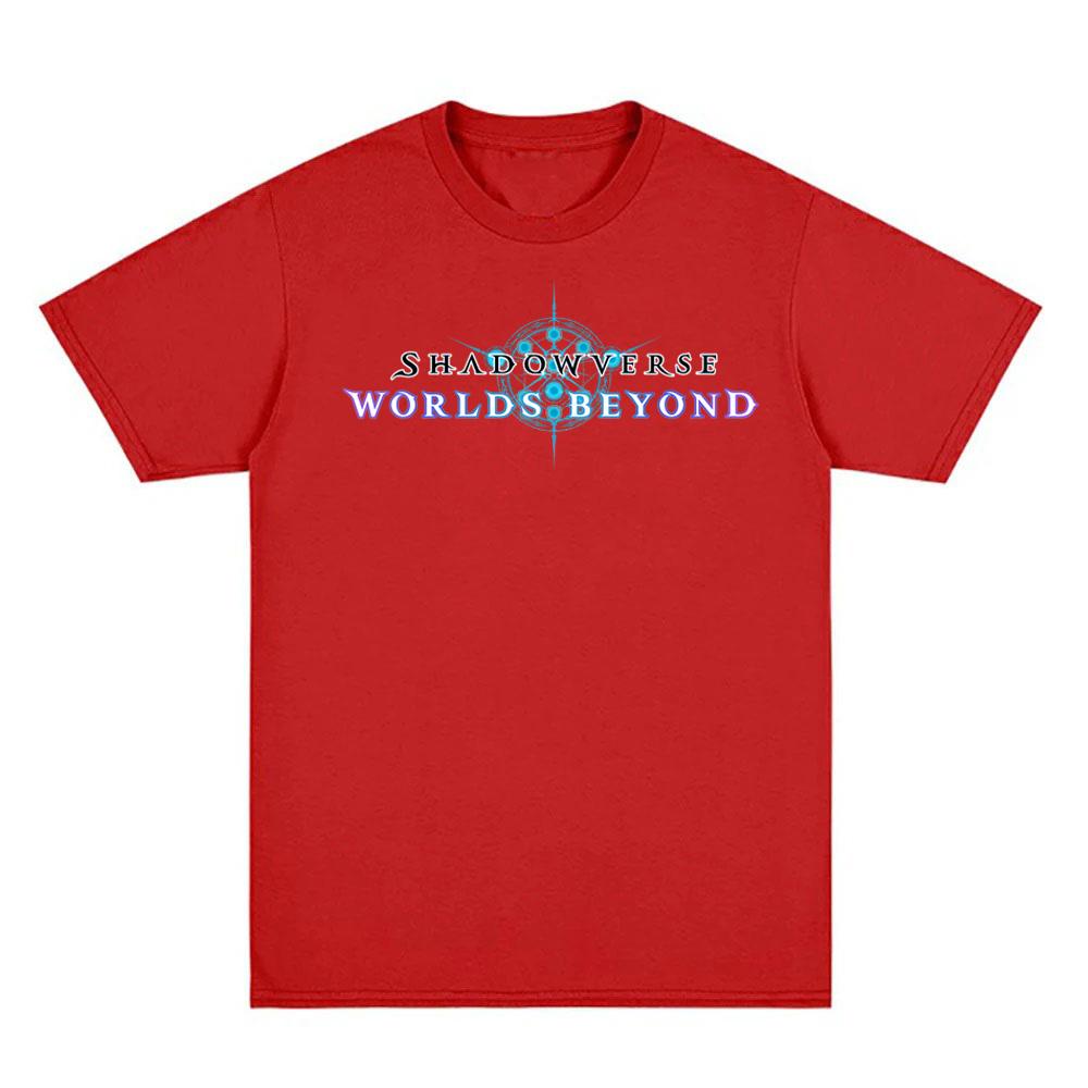 Role Playing Games Graphic Printing Shirt Shadowverse Worlds Beyond T-SHIRT Cotton Comfortable Crew Neck Tee Uinsex Tees XXL красный