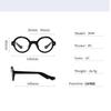 New Fashion Rivet Round Women Frame Myopia Glasses Prescription Nearsight Anti Blue Light Men Eyeglass