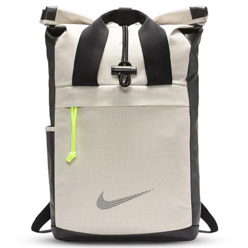 Nike Polyester Backpack Regular Men's Ecru Casual